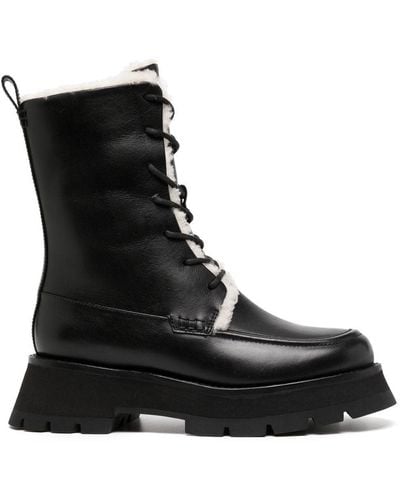 3.1 Phillip Lim Lace-up Boots - Black