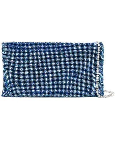 Benedetta Bruzziches Crystal-embellished Crossbody-bag - Blue