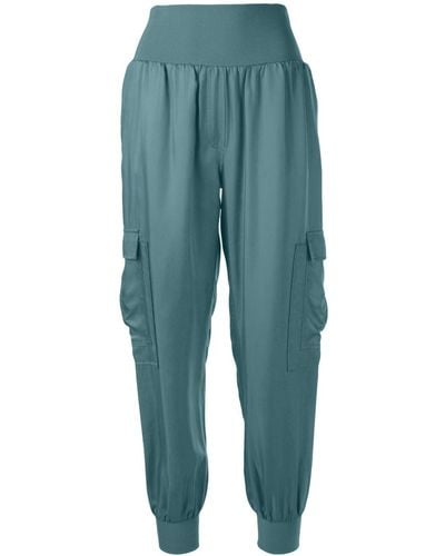 Cinq À Sept Giles Tapered Cargo Track Pants - Blue