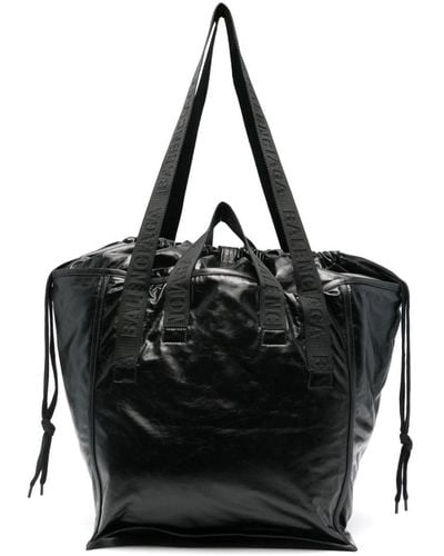 Balenciaga Large Cargo Tote Bag - Black