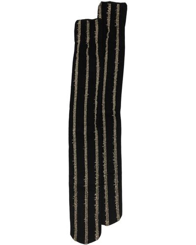 Uma Wang Striped Knee-high Socks - Black