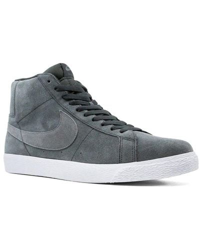 Nike Sb Zoom Blazer "black/wolf Grey" Sneakers - Gray