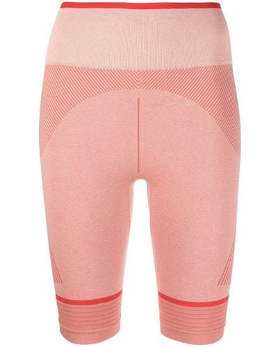 adidas By Stella McCartney Pantalones cortos de deporte TrueStrength sin costuras - Rosa