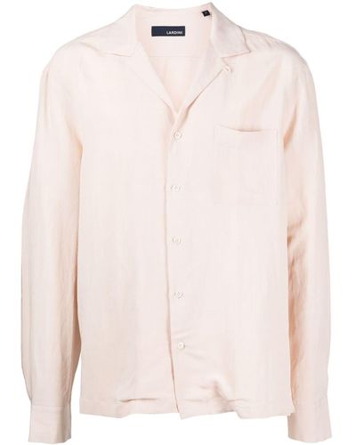 Lardini Buttoned Long-sleeve Shirt - Pink