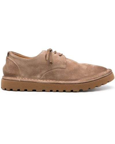 Marsèll Sancrispa Alta Pomice Suede Derby Shoes - Brown