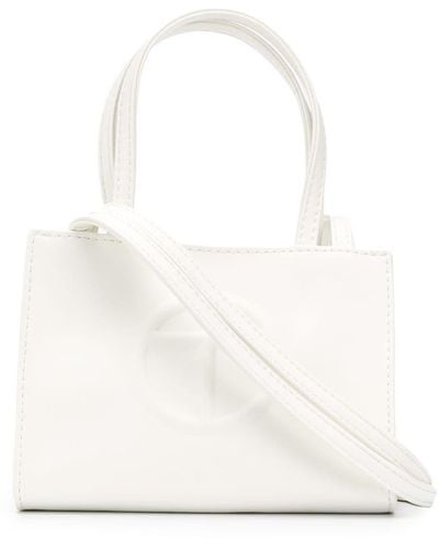 Telfar Small Shopping Bag - White