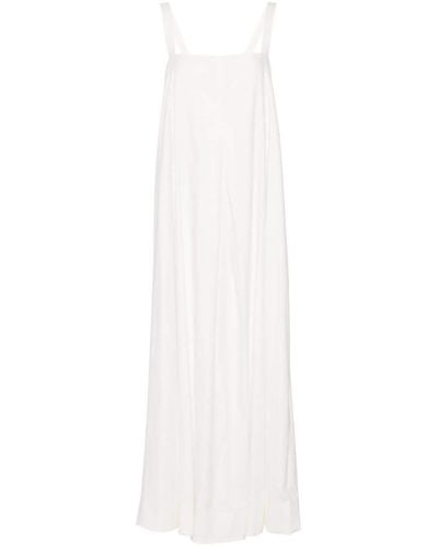 Reformation Vivi Kleid aus Bio-Baumwolle - Weiß