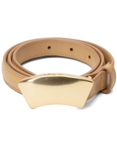 3.1 Phillip Lim Id Leather Belt - Natural