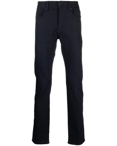 BOSS Mid-rise Tapered-leg Trousers - Blue