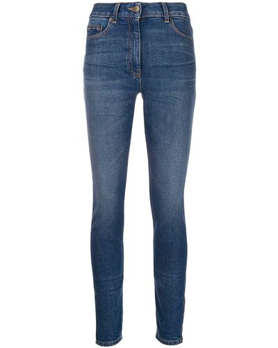Moschino Faded Skinny Jeans - Blue