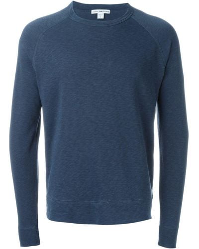 James Perse Klassisches Sweatshirt - Blau