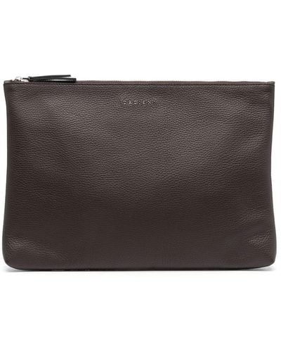 Orciani Zip-fastening Laptop Bag - Gray