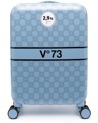 V73 Valigia con logo - Blu