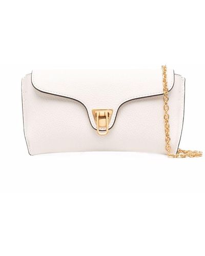 Coccinelle Beat Soft Leather Belt Bag - White