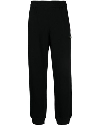 Givenchy Logo-appliqué Elasticated-waist Track Trousers - Black