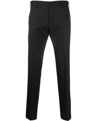 PT01 Pantalon droit crop - Noir