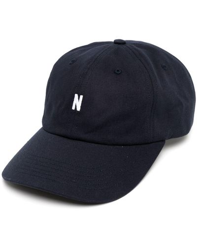 Norse Projects Logo-embroidered Baseball Cap - Blue