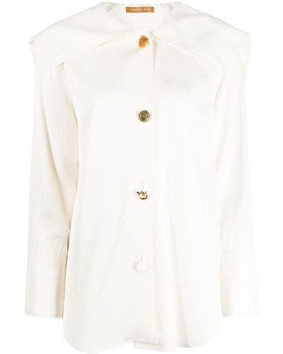 Rejina Pyo Eden Sailor Collar Shirt - White