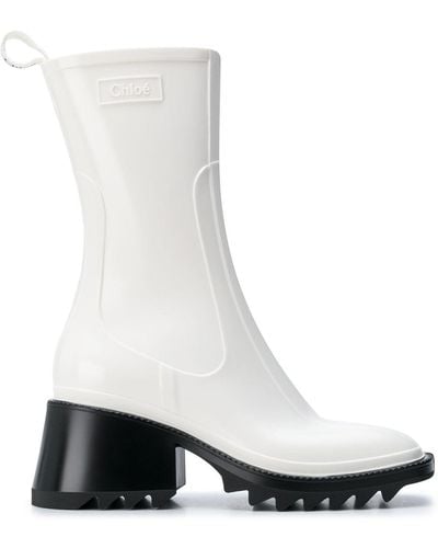 Chloé Rain Boots Betty 50 - White