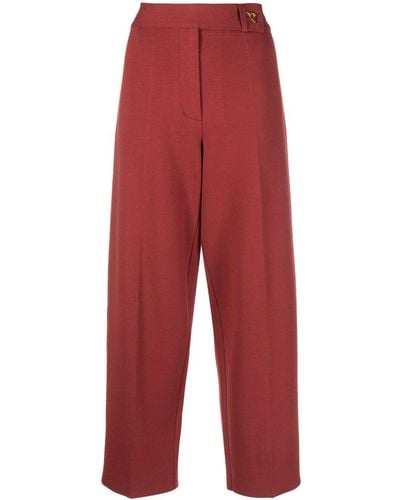 Aeron Madeleine Cropped Trousers - Red