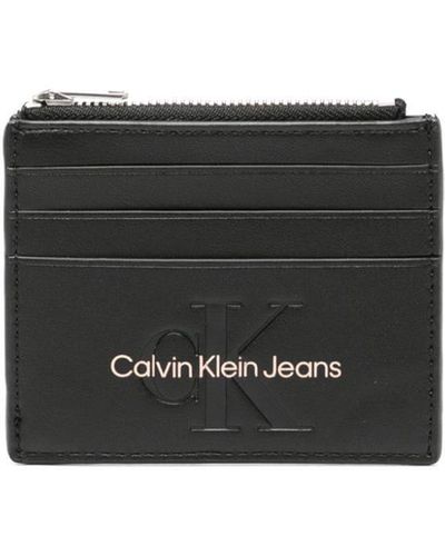 Calvin Klein Tasche in Lederoptik - Schwarz