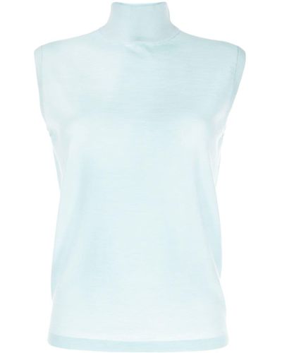 Lisa Yang Lucy Cashmere Top - Blue