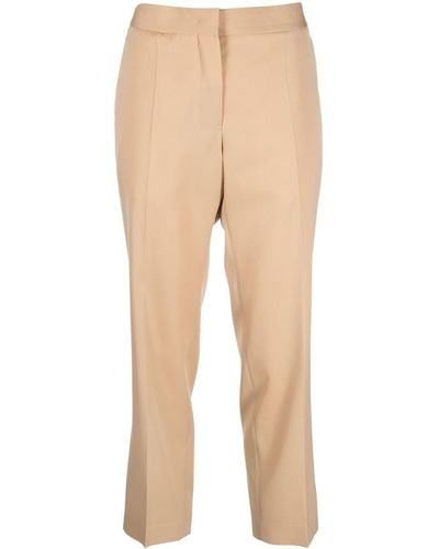 Jil Sander Tailored Cropped Pants - Natural