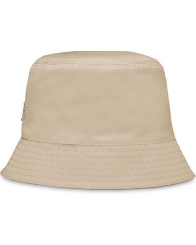Prada Re-nylon Bucket Hat - Natural