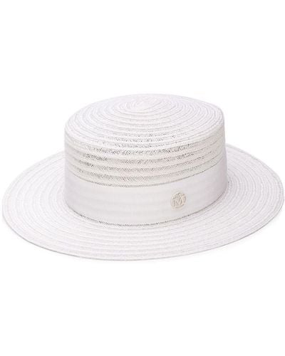 Maison Michel Kiki Hat - White