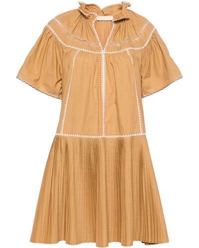 Ulla Johnson Desi Cotton Mini Dress - Natural