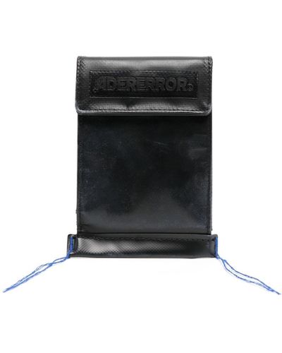 Adererror Trace Logo-debossed Wallet - Black