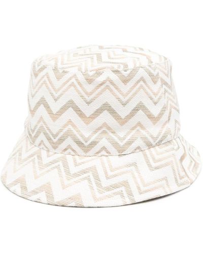 Missoni Zigzag Bucket Hat - White