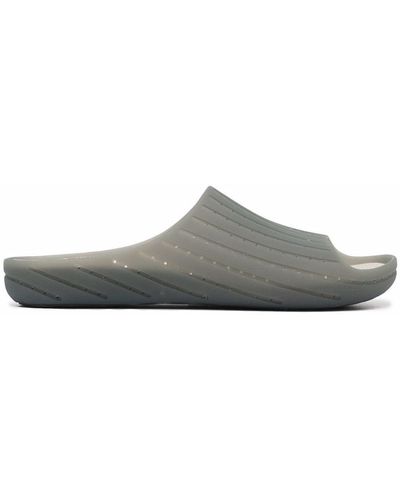 Camper Wabi Open Toe Slippers - Grey