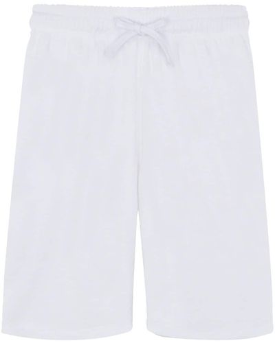 Vilebrequin Bolide Terry-cloth Bermuda Shorts - White