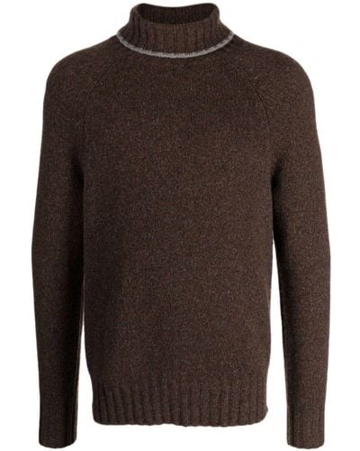 N.Peal Cashmere Fine-knit Cashmere Jumper - Brown