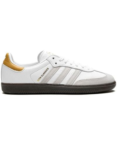 adidas X Kith Samba "white/grey/gold" Sneakers