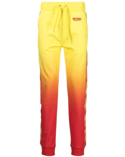 Moschino Pantalones con estilo sombreado - Amarillo