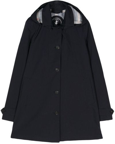 Save The Duck April Hooded Raincoat - Black