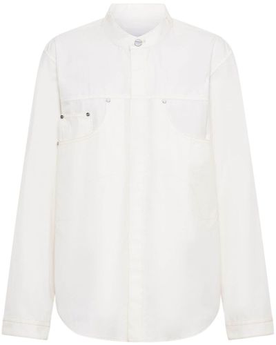 Dion Lee Button-up Denim Shirt - White