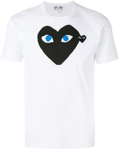 COMME DES GARÇONS PLAY T-shirt con stampa - Bianco