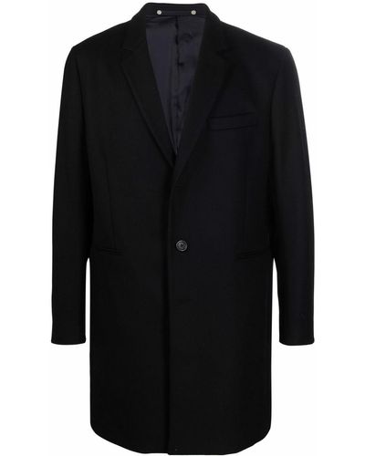 PS by Paul Smith Wool Blend Coat - Black