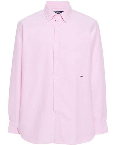 Polo Ralph Lauren Hemd mit Logo-Stickerei - Pink