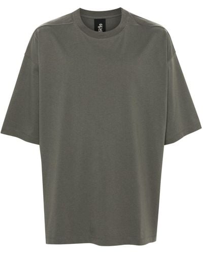 Thom Krom T-Shirt mit Rundhalsausschnitt - Grau