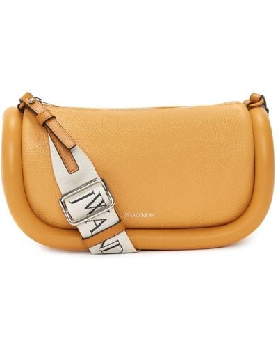 JW Anderson Bumper-15 Leather Shoulder Bag - Yellow