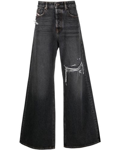 DIESEL Straight Jeans - Zwart