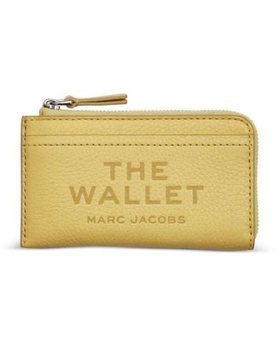 Marc Jacobs The Leather Portemonnaie mit Reißverschluss - Mettallic
