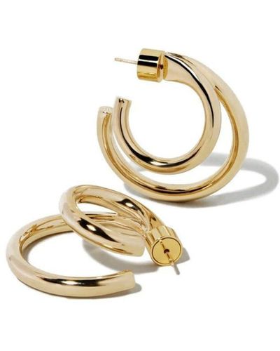 Jennifer Fisher Lilly Double-hoop Earrings - Metallic