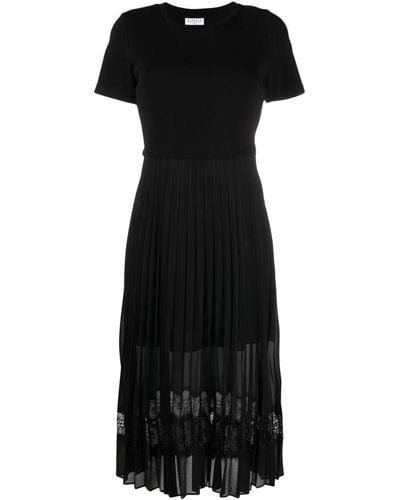 Claudie Pierlot Teli Short-sleeve Cotton Dress - Black