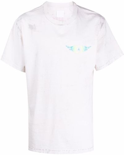 Alchemist Camiseta con cuello redondo y logo - Blanco