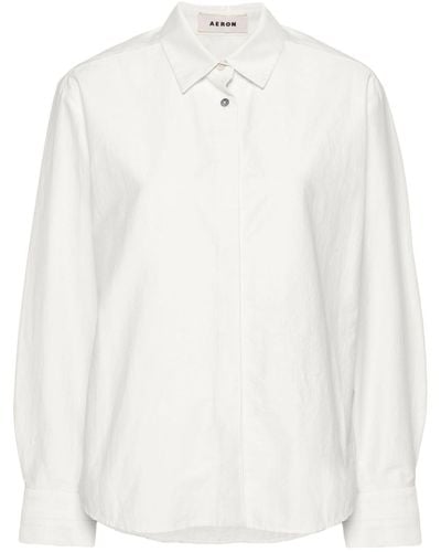 Aeron Camicia a maniche lunghe - Bianco